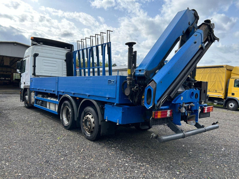 Mercedes-Benz Actros 2544 Glastransporter mit Palfinger Kran - Autocarro con pianale/ Cassone fisso, Camion con gru: foto 4 Mercedes-Benz Actros 2544 Glastransporter mit Palfinger Kran - Autocarro con pianale/ Cassone fisso, Camion con gru: foto 4