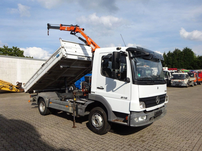Mercedes-Benz Atego 818 3 way Meiller tipper + crane Terex 36.2 - Furgone ribaltabile: foto 4 Mercedes-Benz Atego 818 3 way Meiller tipper + crane Terex 36.2 - Furgone ribaltabile: foto 4
