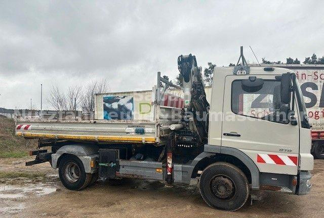 Mercedes-Benz Atego 818 Tipper + Crane Atlas 65.2 - Autocarro ribaltabile, Camion con gru: foto 3 Mercedes-Benz Atego 818 Tipper + Crane Atlas 65.2 - Autocarro ribaltabile, Camion con gru: foto 3