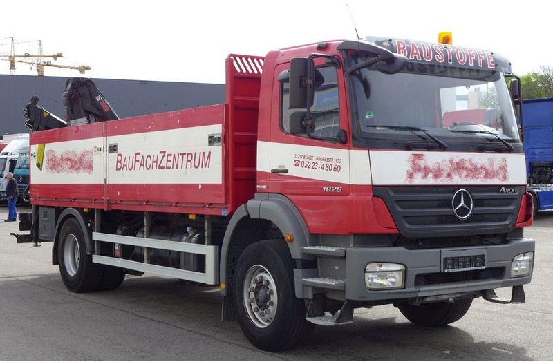 Mercedes-Benz Axor 1826 *Euro5*TÜV*HIAB 099B-2 DUO*1824 1829 - Autocarro con pianale/ Cassone fisso, Camion con gru: foto 4 Mercedes-Benz Axor 1826 *Euro5*TÜV*HIAB 099B-2 DUO*1824 1829 - Autocarro con pianale/ Cassone fisso, Camion con gru: foto 4