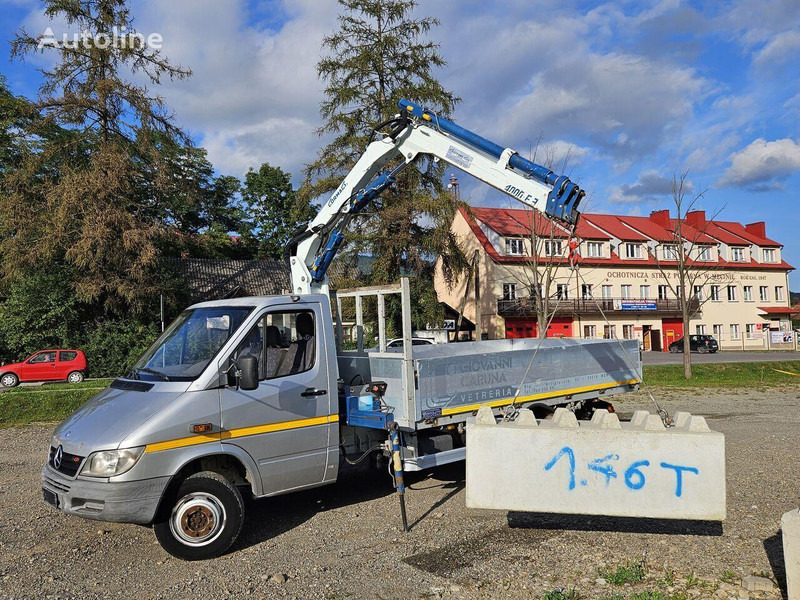 Mercedes-Benz Sprinter 616 Flatbed + crane Cormach - Autocarro con pianale/ Cassone fisso, Camion con gru: foto 2 Mercedes-Benz Sprinter 616 Flatbed + crane Cormach - Autocarro con pianale/ Cassone fisso, Camion con gru: foto 2