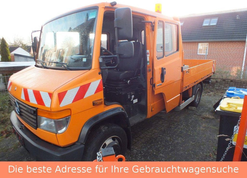 Mercedes-Benz Viaro FGDK / 816 D OM 904 LA - Autocarro con pianale/ Cassone fisso, Camion con gru: foto 1 Mercedes-Benz Viaro FGDK / 816 D OM 904 LA - Autocarro con pianale/ Cassone fisso, Camion con gru: foto 1