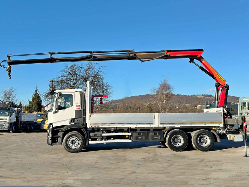 Renault C 380 *PRITSCHE 6,80m * PK 18002-EH C + FUNK*6x4 - Autocarro con pianale/ Cassone fisso, Camion con gru: foto 5 Renault C 380 *PRITSCHE 6,80m * PK 18002-EH C + FUNK*6x4 - Autocarro con pianale/ Cassone fisso, Camion con gru: foto 5