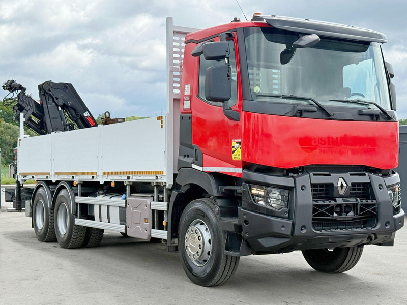 Renault C 400 *HIAB X - HIDUO 188 ES - 4 + FUNK * 6x4 - Autocarro con pianale/ Cassone fisso, Camion con gru: foto 3 Renault C 400 *HIAB X - HIDUO 188 ES - 4 + FUNK * 6x4 - Autocarro con pianale/ Cassone fisso, Camion con gru: foto 3