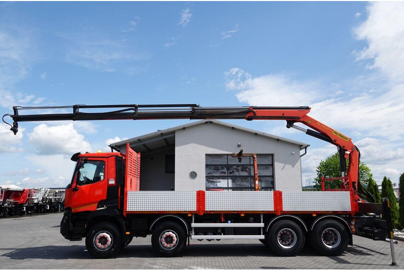Renault C 430 / 8x4 / SKRZYNIOWY 7 M + HDS PALFINGER PK 24001-K C / WYSÓ - Autocarro con pianale/ Cassone fisso, Camion con gru: foto 4 Renault C 430 / 8x4 / SKRZYNIOWY 7 M + HDS PALFINGER PK 24001-K C / WYSÓ - Autocarro con pianale/ Cassone fisso, Camion con gru: foto 4