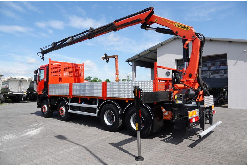 Renault C 430 / 8x4 / SKRZYNIOWY 7 M + HDS PALFINGER PK 24001-K C / WYSÓ - Autocarro con pianale/ Cassone fisso, Camion con gru: foto 5 Renault C 430 / 8x4 / SKRZYNIOWY 7 M + HDS PALFINGER PK 24001-K C / WYSÓ - Autocarro con pianale/ Cassone fisso, Camion con gru: foto 5