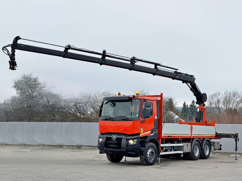 Renault C 430 *HIAB X - HIPRO 188 ES - 5 + FUNK* 6x4 - Autocarro con pianale/ Cassone fisso, Camion con gru: foto 2 Renault C 430 *HIAB X - HIPRO 188 ES - 5 + FUNK* 6x4 - Autocarro con pianale/ Cassone fisso, Camion con gru: foto 2