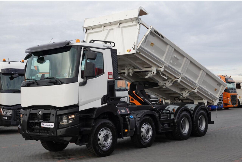 Renault C 460 / 8x4 / WYWROTKA / HYDROBURTA / BORDMATIC / EURO 6 / OPONY - Autocarro ribaltabile: foto 1 Renault C 460 / 8x4 / WYWROTKA / HYDROBURTA / BORDMATIC / EURO 6 / OPONY - Autocarro ribaltabile: foto 1