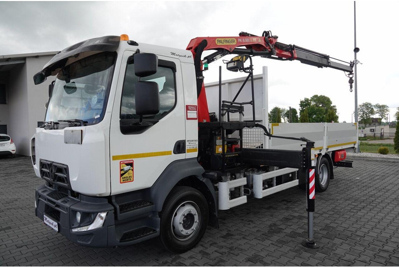 Renault D 210/ 4X2 / SKRZYNIOWY 5 M + HDS PALFINGER PK 8.501 SLD A / UD - Autocarro con pianale/ Cassone fisso, Camion con gru: foto 3 Renault D 210/ 4X2 / SKRZYNIOWY 5 M + HDS PALFINGER PK 8.501 SLD A / UD - Autocarro con pianale/ Cassone fisso, Camion con gru: foto 3