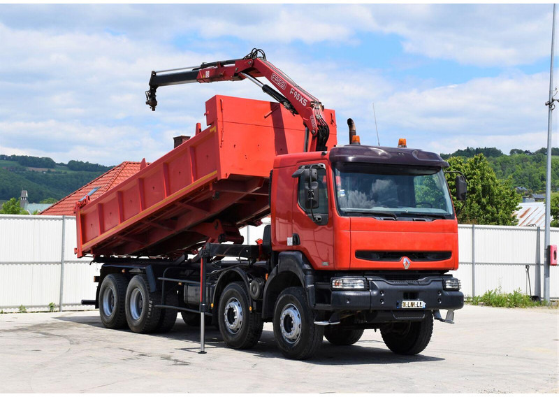 Renault KERAX 420 DCI Kipper 6,30m+FASSI F95AXS.21+FUNK - Autocarro ribaltabile, Camion con gru: foto 2 Renault KERAX 420 DCI Kipper 6,30m+FASSI F95AXS.21+FUNK - Autocarro ribaltabile, Camion con gru: foto 2
