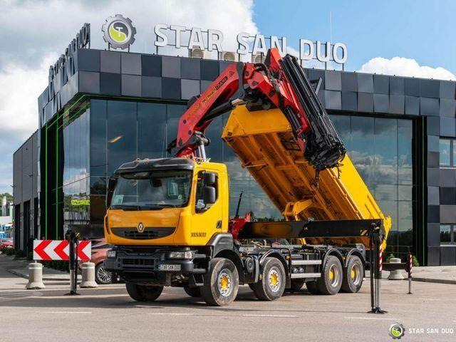 Renault KERAX 450 8x4 PALFINGER PK 60002 Crane Tipper - Autocarro ribaltabile, Camion con gru: foto 2 Renault KERAX 450 8x4 PALFINGER PK 60002 Crane Tipper - Autocarro ribaltabile, Camion con gru: foto 2