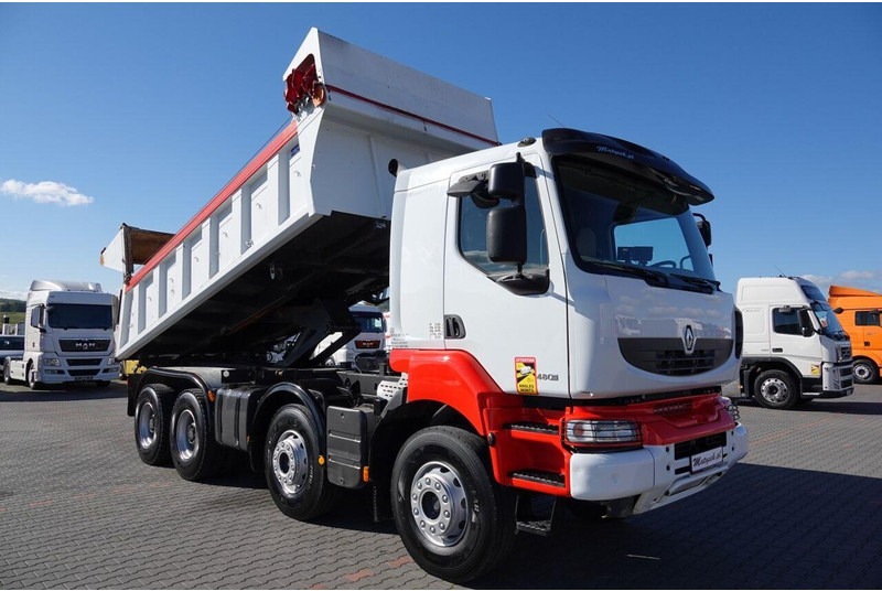 Renault KERAX 480 / 8x4 / WYWROTKA / HYDROBURTA / HYDROKLAPA / BORDMATIC - Autocarro ribaltabile: foto 4 Renault KERAX 480 / 8x4 / WYWROTKA / HYDROBURTA / HYDROKLAPA / BORDMATIC - Autocarro ribaltabile: foto 4