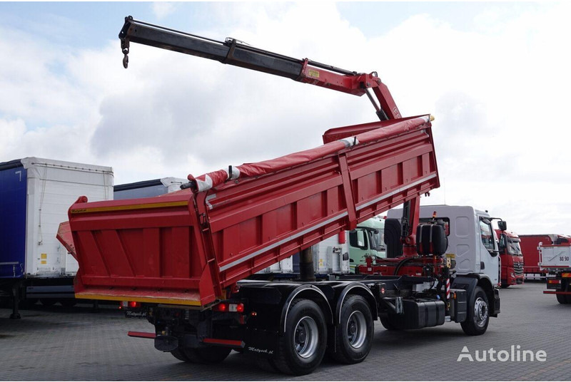 Renault LANDER 3 way tipper + crane FASSI 130 6x4 - Autocarro ribaltabile, Camion con gru: foto 5 Renault LANDER 3 way tipper + crane FASSI 130 6x4 - Autocarro ribaltabile, Camion con gru: foto 5