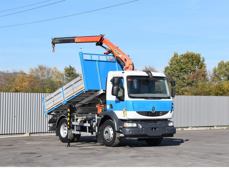 Renault MIDLUM 270 DXI *TIPPER 3,50m *PK 8501-K/FUNK - Autocarro ribaltabile, Camion con gru: foto 1 Renault MIDLUM 270 DXI *TIPPER 3,50m *PK 8501-K/FUNK - Autocarro ribaltabile, Camion con gru: foto 1
