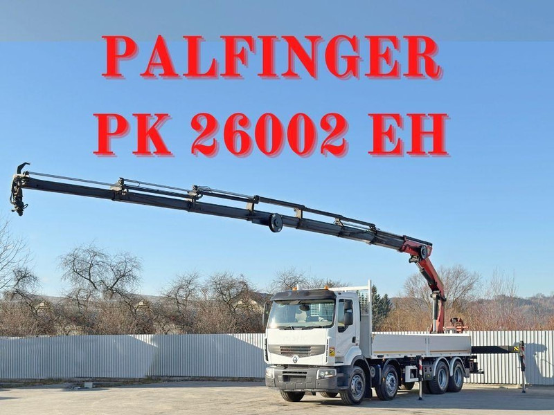 Renault Premium 430 DXI * PRITSCHE 7,40m *PK 26002 EH - Autocarro con pianale/ Cassone fisso, Camion con gru: foto 1 Renault Premium 430 DXI * PRITSCHE 7,40m *PK 26002 EH - Autocarro con pianale/ Cassone fisso, Camion con gru: foto 1