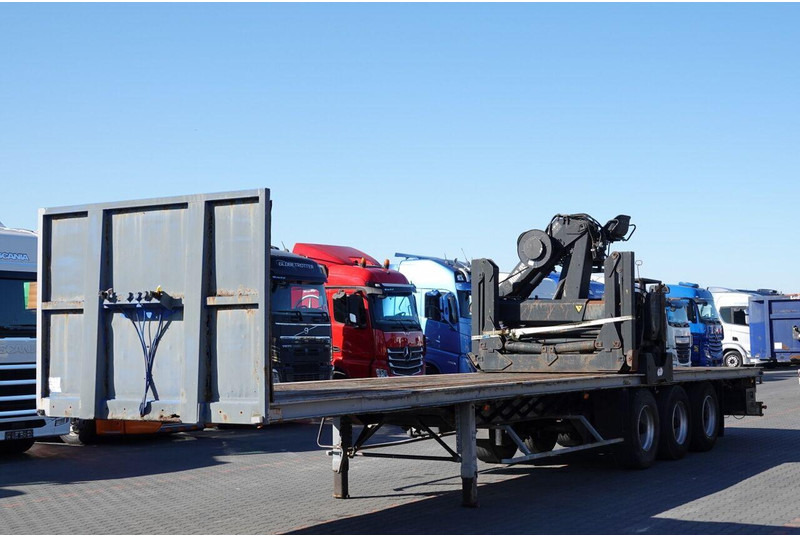 Samro NACZEPA PLATFORMA / + HDS HIAB R 150 F3 - WYSÓW : 8 METRÓW - Semirimorchio cassonato/ Pianale: foto 2 Samro NACZEPA PLATFORMA / + HDS HIAB R 150 F3 - WYSÓW : 8 METRÓW - Semirimorchio cassonato/ Pianale: foto 2
