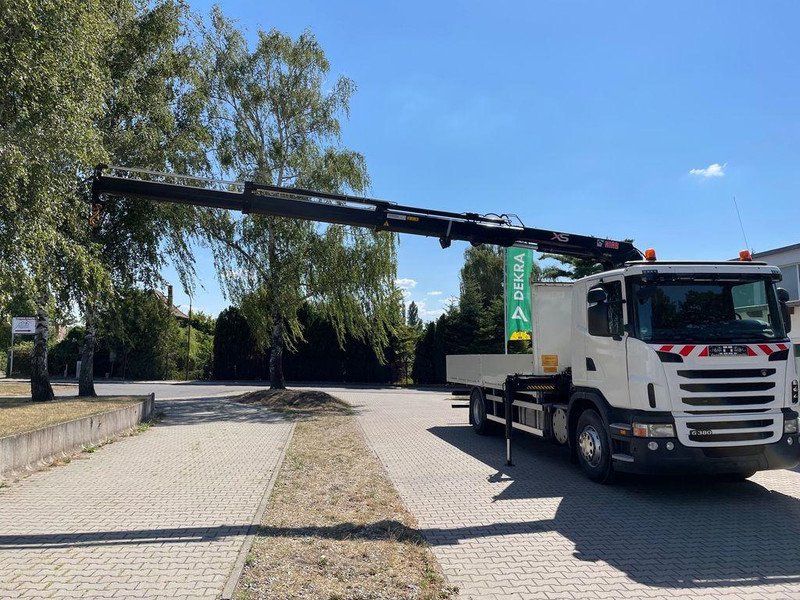 Scania G 380 Pritsche Kran Hiab 122B - Autocarro con pianale/ Cassone fisso, Camion con gru: foto 4 Scania G 380 Pritsche Kran Hiab 122B - Autocarro con pianale/ Cassone fisso, Camion con gru: foto 4