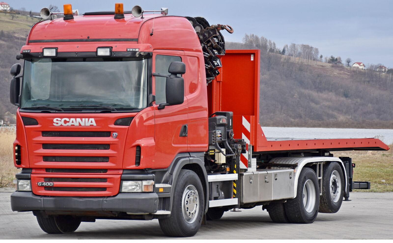 Scania G 400 - Camion con sistema di cavi, Camion con gru: foto 4 Scania G 400 - Camion con sistema di cavi, Camion con gru: foto 4