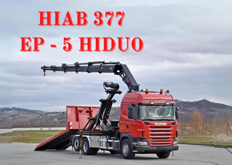 Scania G 400 - Camion con sistema di cavi, Camion con gru: foto 1 Scania G 400 - Camion con sistema di cavi, Camion con gru: foto 1