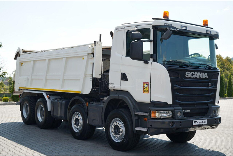 Scania G 410 / 8X4 / ZABUDOWA SAMOWYŁADOWCZA DO ASFALTU / 2X HYDROKLAPA - Finitrice: foto 5 Scania G 410 / 8X4 / ZABUDOWA SAMOWYŁADOWCZA DO ASFALTU / 2X HYDROKLAPA - Finitrice: foto 5