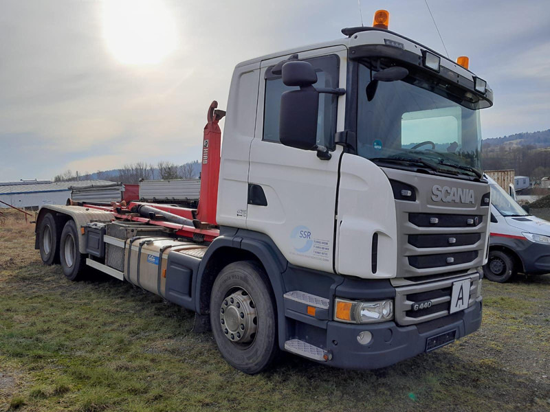 Scania G 440 6x4 - Autocarro con pianale/ Cassone fisso, Camion con gru: foto 4 Scania G 440 6x4 - Autocarro con pianale/ Cassone fisso, Camion con gru: foto 4