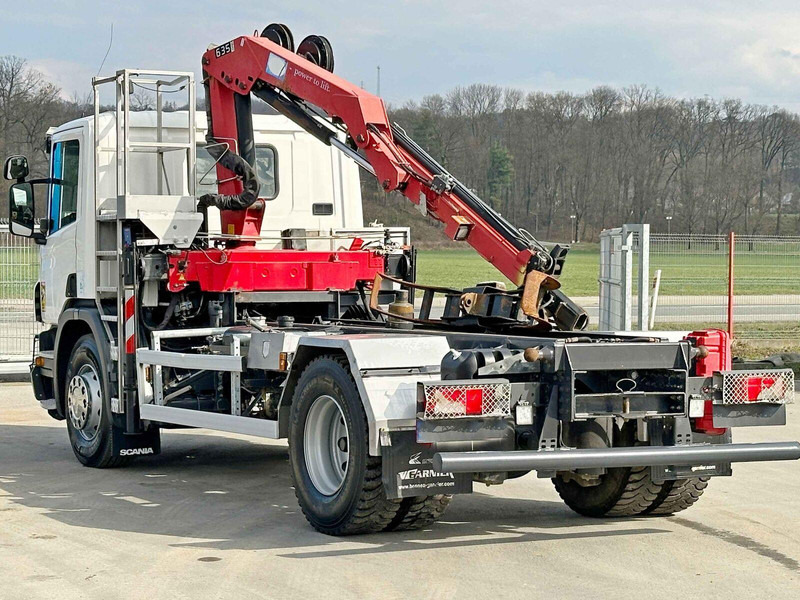 Scania P 250 * HMF 635 K2 + FUNK * TOPZUSTAND - Autocarro ribaltabile, Camion con gru: foto 4 Scania P 250 * HMF 635 K2 + FUNK * TOPZUSTAND - Autocarro ribaltabile, Camion con gru: foto 4