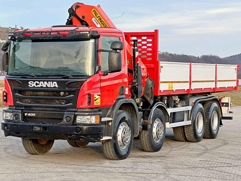 Scania P 400 - Autocarro ribaltabile, Camion con gru: foto 3 Scania P 400 - Autocarro ribaltabile, Camion con gru: foto 3