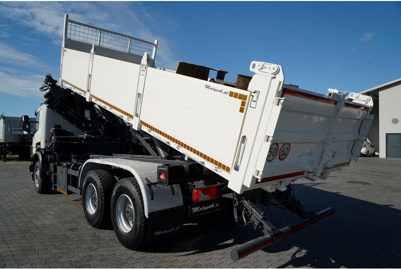 Scania P 410 / 6x4 / WYWROTKA - 6 M + HDS HIAB XS 211 / STEROWANIE RADI - Autocarro ribaltabile, Camion con gru: foto 2 Scania P 410 / 6x4 / WYWROTKA - 6 M + HDS HIAB XS 211 / STEROWANIE RADI - Autocarro ribaltabile, Camion con gru: foto 2