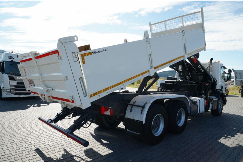 Scania P 410 / 6x4 / WYWROTKA - 6 M + HDS HIAB XS 211 / STEROWANIE RADI - Autocarro ribaltabile, Camion con gru: foto 3 Scania P 410 / 6x4 / WYWROTKA - 6 M + HDS HIAB XS 211 / STEROWANIE RADI - Autocarro ribaltabile, Camion con gru: foto 3