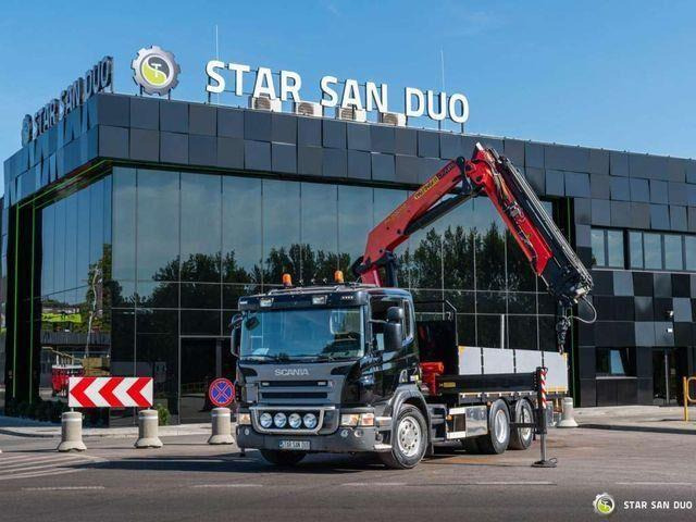 Scania P270 6x2 PALFINGER PK 20002 HDS Crane Rotator - Autocarro con pianale/ Cassone fisso, Camion con gru: foto 2 Scania P270 6x2 PALFINGER PK 20002 HDS Crane Rotator - Autocarro con pianale/ Cassone fisso, Camion con gru: foto 2