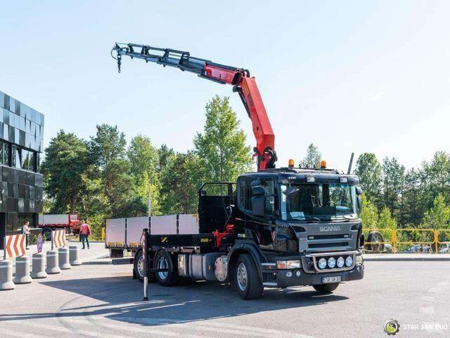 Scania P270 6x2 PALFINGER PK 20002 HDS Crane Rotator - Autocarro con pianale/ Cassone fisso, Camion con gru: foto 3 Scania P270 6x2 PALFINGER PK 20002 HDS Crane Rotator - Autocarro con pianale/ Cassone fisso, Camion con gru: foto 3