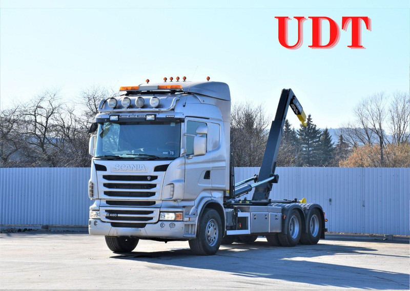 Scania R 480 Abrollkipper * 6x4 * Top Zustand ! - Autocarro scarrabile: foto 2 Scania R 480 Abrollkipper * 6x4 * Top Zustand ! - Autocarro scarrabile: foto 2