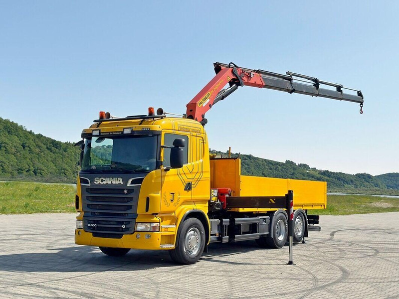 Scania R 500 * PK 26002 EH + FUNK * TOPZUSTAND - Autocarro con pianale/ Cassone fisso, Camion con gru: foto 2 Scania R 500 * PK 26002 EH + FUNK * TOPZUSTAND - Autocarro con pianale/ Cassone fisso, Camion con gru: foto 2