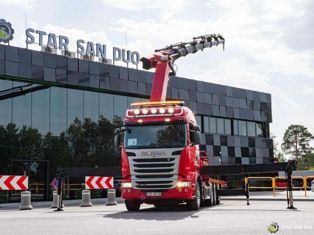 Scania R450 8x4 Palfinger PK 65002 SH HDS Crane - Autocarro con pianale/ Cassone fisso, Camion con gru: foto 2 Scania R450 8x4 Palfinger PK 65002 SH HDS Crane - Autocarro con pianale/ Cassone fisso, Camion con gru: foto 2