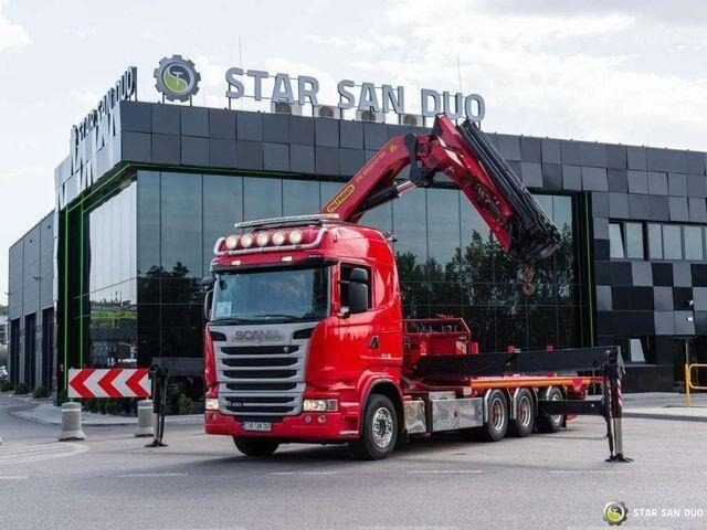 Scania R450 8x4 Palfinger PK 65002 SH HDS Crane - Autocarro con pianale/ Cassone fisso, Camion con gru: foto 5 Scania R450 8x4 Palfinger PK 65002 SH HDS Crane - Autocarro con pianale/ Cassone fisso, Camion con gru: foto 5