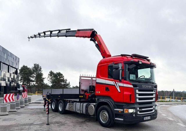 Scania R500 6x2 PALFINGER PK 29002 Crane Kran - Autocarro con pianale/ Cassone fisso, Camion con gru: foto 2 Scania R500 6x2 PALFINGER PK 29002 Crane Kran - Autocarro con pianale/ Cassone fisso, Camion con gru: foto 2