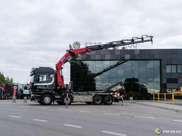 Scania R580 8x4 HMF 5020-K6, JOAB L20 5200AK Hooklift - Autocarro scarrabile, Camion con gru: foto 2 Scania R580 8x4 HMF 5020-K6, JOAB L20 5200AK Hooklift - Autocarro scarrabile, Camion con gru: foto 2