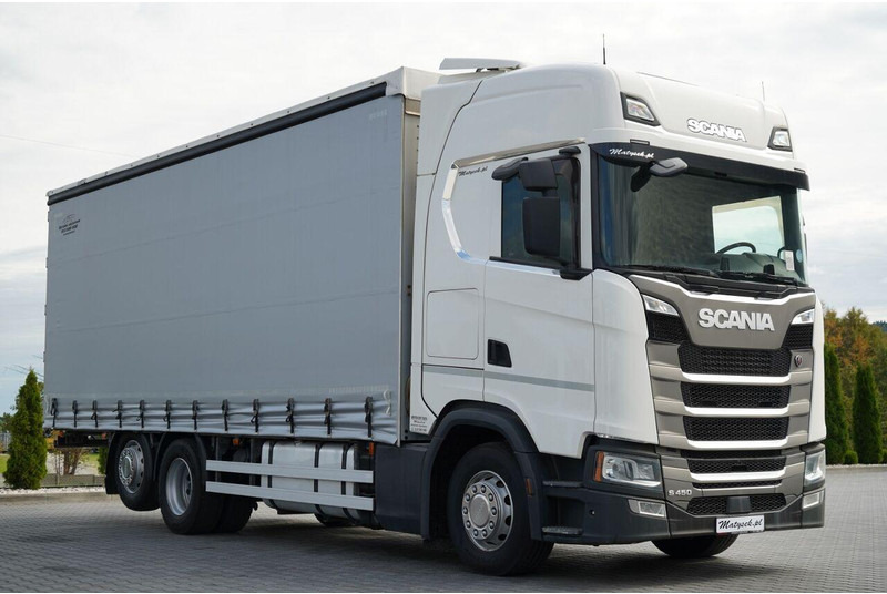 Scania S 450 / SOLÓWKA / 6X2 / OŚ PODNOSZONA / 2019 / - Camion centinato: foto 1 Scania S 450 / SOLÓWKA / 6X2 / OŚ PODNOSZONA / 2019 / - Camion centinato: foto 1