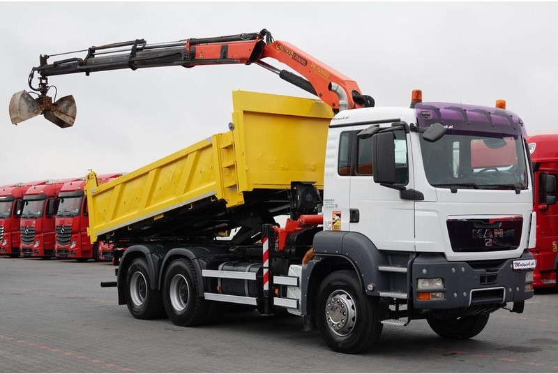 Scania TGS 33.360 / 6x4 / WYWROTKA + HDS PALFINGER PK 15 500 wysów 10m - Autocarro ribaltabile, Camion con gru: foto 5 Scania TGS 33.360 / 6x4 / WYWROTKA + HDS PALFINGER PK 15 500 wysów 10m - Autocarro ribaltabile, Camion con gru: foto 5