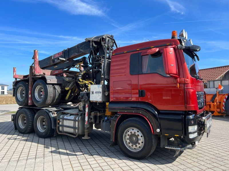 MAN TGS 26.540 6x4 Darus nyergesvontató + rönkszállító pótkocsi Logl - Trattore stradale: foto 4 MAN TGS 26.540 6x4 Darus nyergesvontató + rönkszállító pótkocsi Logl - Trattore stradale: foto 4