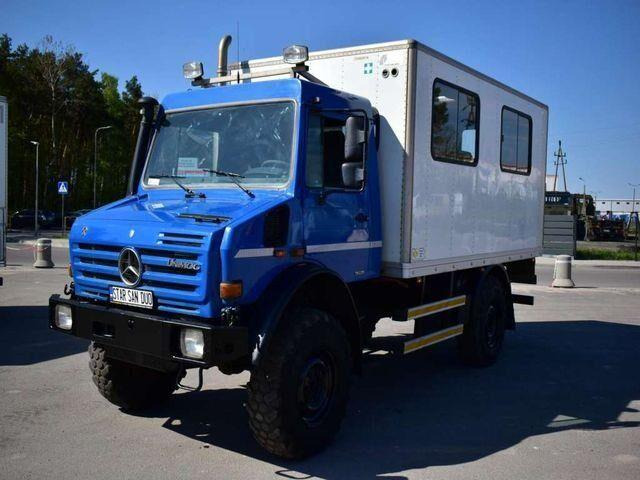 Unimog Mercedes-Benz Unimog U 4000 4x4 Camper Expeditio - Autocarro telaio, Camion con gru: foto 4 Unimog Mercedes-Benz Unimog U 4000 4x4 Camper Expeditio - Autocarro telaio, Camion con gru: foto 4