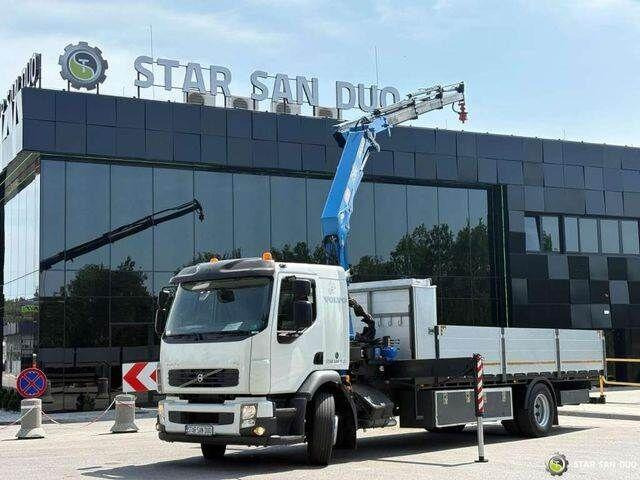 Volvo FE 240 4x2 HMF 1560 K3 HDS Rotator Crane Kran - Autocarro con pianale/ Cassone fisso, Camion con gru: foto 1 Volvo FE 240 4x2 HMF 1560 K3 HDS Rotator Crane Kran - Autocarro con pianale/ Cassone fisso, Camion con gru: foto 1