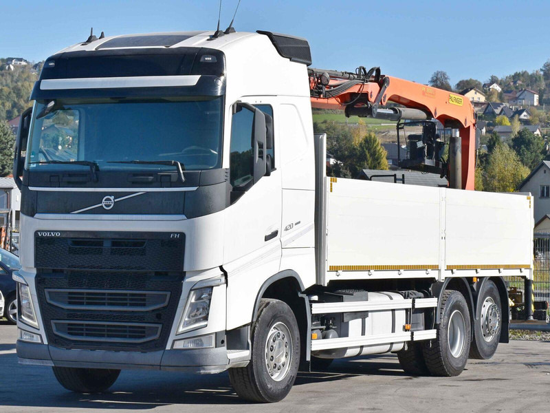 Volvo FH 420 - Autocarro con pianale/ Cassone fisso, Camion con gru: foto 4 Volvo FH 420 - Autocarro con pianale/ Cassone fisso, Camion con gru: foto 4
