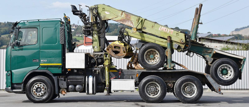 Volvo FH 500 * LOGLIFT F251 S80A + Anhänger /6x4 - Camion trasporto legname, Camion con gru: foto 3 Volvo FH 500 * LOGLIFT F251 S80A + Anhänger /6x4 - Camion trasporto legname, Camion con gru: foto 3