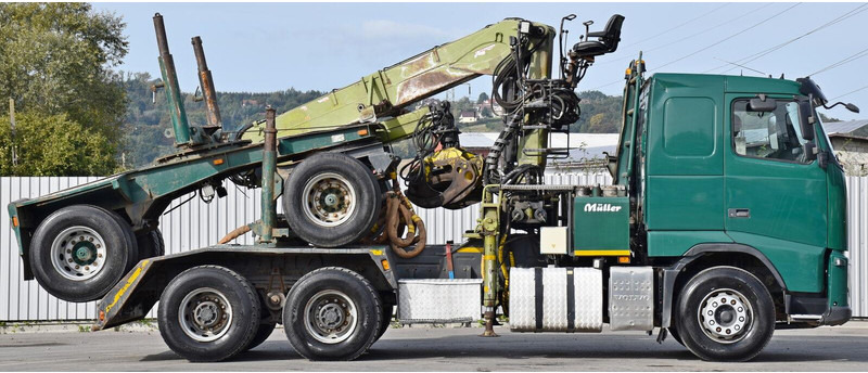 Volvo FH 500 * LOGLIFT F251 S80A + Anhänger /6x4 - Camion trasporto legname, Camion con gru: foto 4 Volvo FH 500 * LOGLIFT F251 S80A + Anhänger /6x4 - Camion trasporto legname, Camion con gru: foto 4