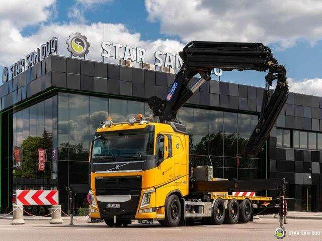 Volvo FH 540 8x4 HMF 6020 Fly Jib Winch - Autocarro con pianale/ Cassone fisso, Camion con gru: foto 5 Volvo FH 540 8x4 HMF 6020 Fly Jib Winch - Autocarro con pianale/ Cassone fisso, Camion con gru: foto 5