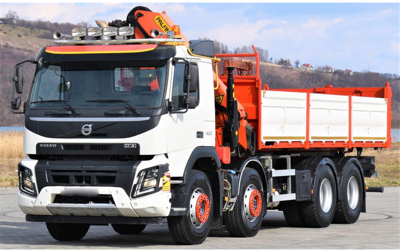 Volvo FMX 420 Kipper 6,20m *PK 1850 2 - SH B*FUNK/8x4 - Autocarro ribaltabile, Camion con gru: foto 4 Volvo FMX 420 Kipper 6,20m *PK 1850 2 - SH B*FUNK/8x4 - Autocarro ribaltabile, Camion con gru: foto 4