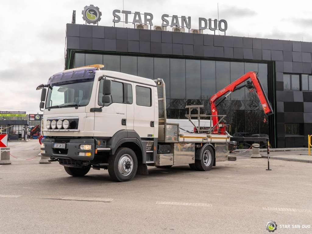 MAN TGM 13.290 4x4 FASSI F40B22 Crane Camper DOKA - Camion con gru: foto 1 MAN TGM 13.290 4x4 FASSI F40B22 Crane Camper DOKA - Camion con gru: foto 1