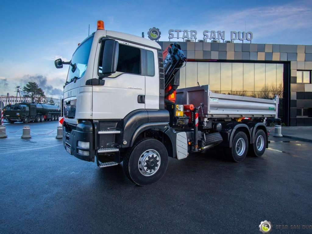MAN  TGS 26.360 6x6 PALFINGER PK 18001 EH Crane Kipe - Autocarro ribaltabile: foto 2 MAN  TGS 26.360 6x6 PALFINGER PK 18001 EH Crane Kipe - Autocarro ribaltabile: foto 2