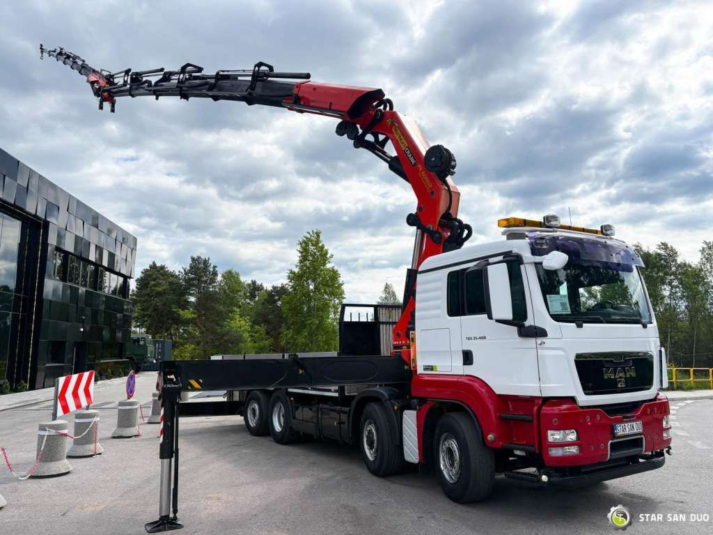 MAN TGS 35.480 8x4 PALFINGER PK 60002 Fly Jib Winch - Camion con gru: foto 4 MAN TGS 35.480 8x4 PALFINGER PK 60002 Fly Jib Winch - Camion con gru: foto 4
